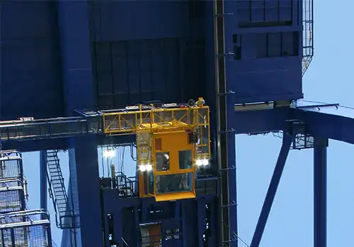 How can LED crane lighting increase operational efficiency?